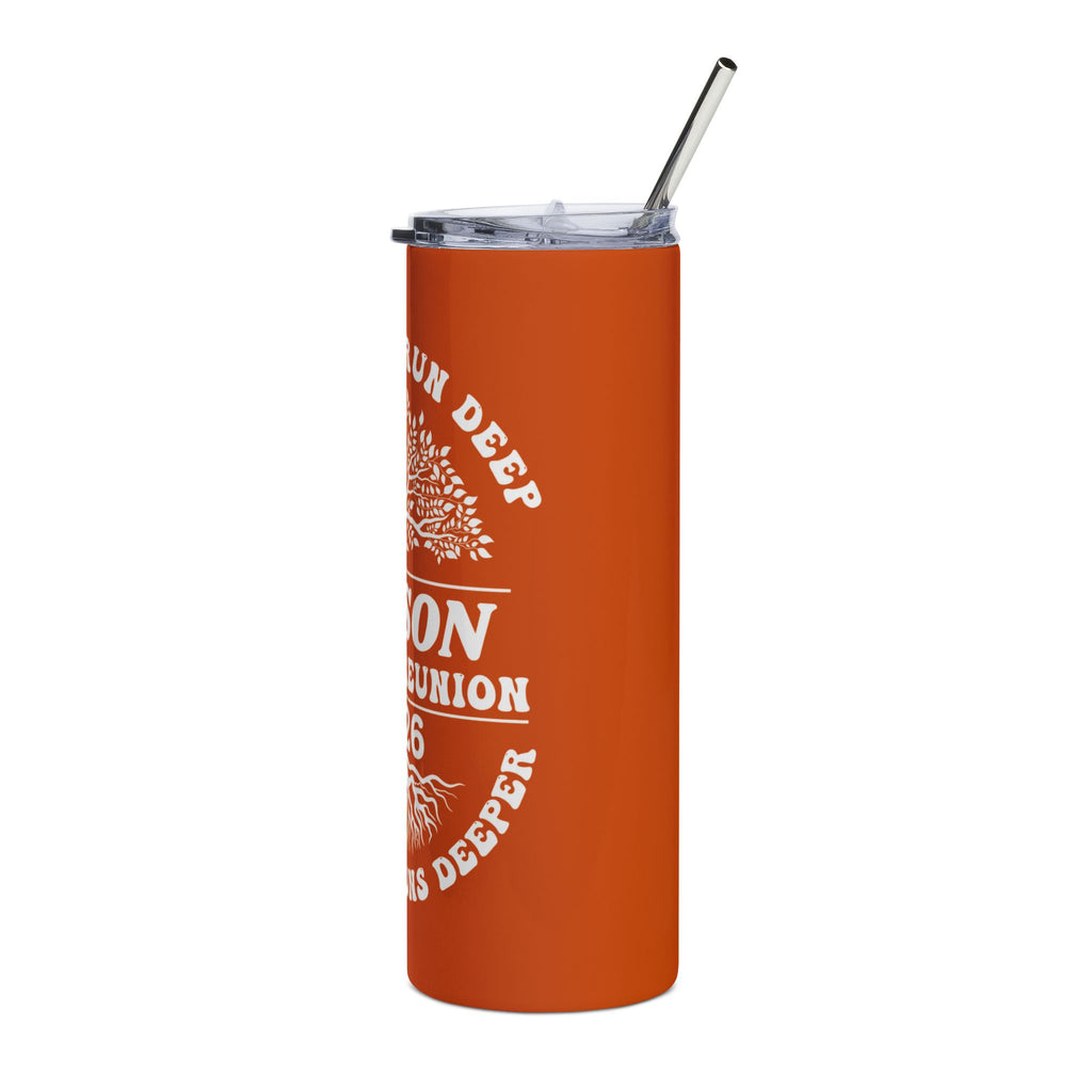 Family Reunion Tumbler — Nelson 2026 Roots Run Deep Stainless Steel 20oz