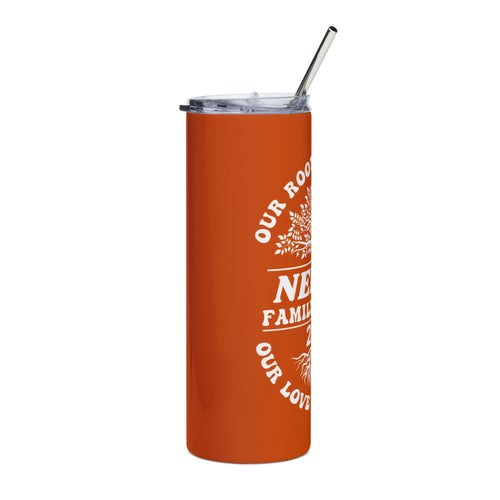 Family Reunion Tumbler — Nelson 2026 Roots Run Deep Stainless Steel 20oz